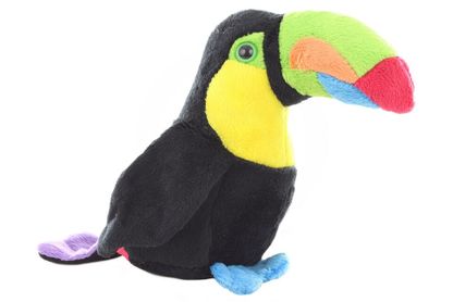 Plyšový Papoušek Tukan 16cm
