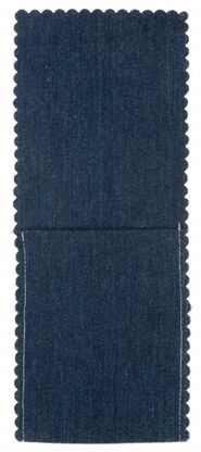 Kapsy na příbory modré 10x25cm 4ks