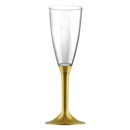 Kelímek na šampanské zlatý 120ml 6ks
