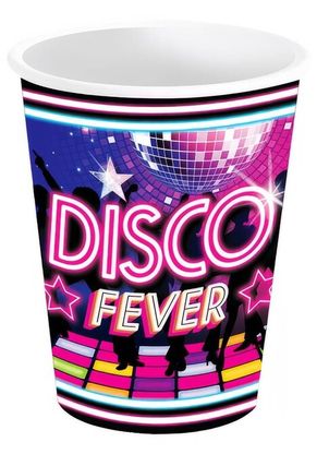 Kelímek Disco 80s fever 240ml 6ks