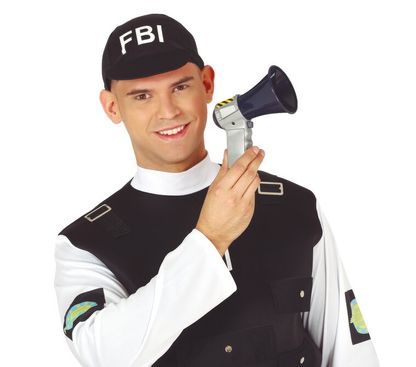 Policejní megafon se zvukovým efektem