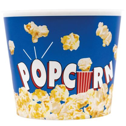 Popcornové krabice modré 14x17cm 12ks
