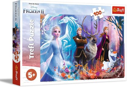 Puzzle Frozen Magický les 100 dílků