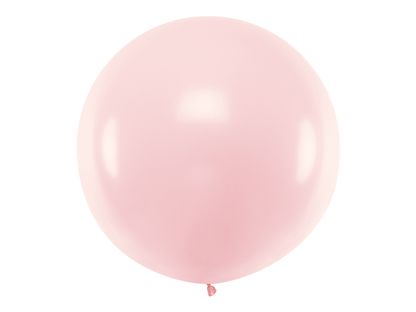 Balónek velký světle růžový 1m