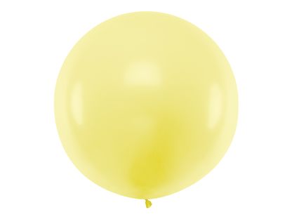 Balónek velký světle žlutý 1m