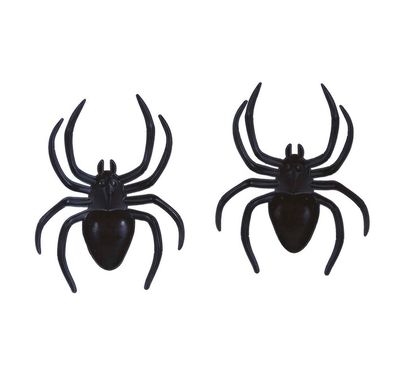 Balíček černých pavouků 2ks 12,5cm