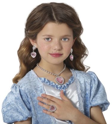 Sada dětských šperků ke kostýmu Princezna růžové