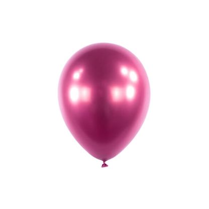 Balónky růžové saténové 12cm 100ks