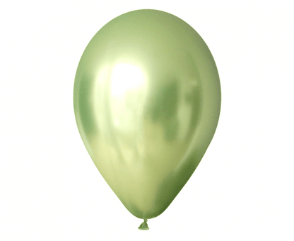 Saténové balónky světle zelené 6ks 30cm