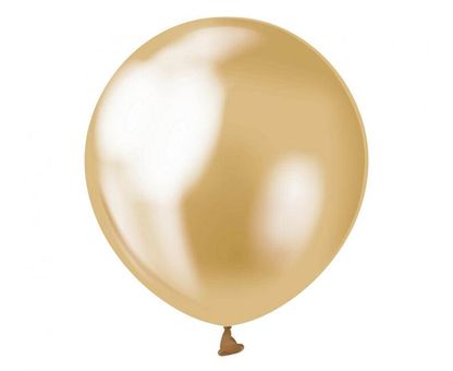 Saténové balónky zlaté 12cm 20ks