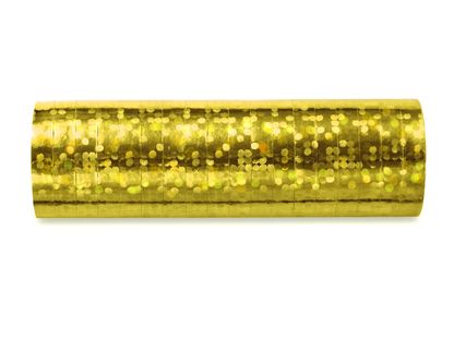Serpentiny holografické zlaté 380cm