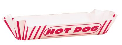 Tácek papírový na hot-dog 21x12cm