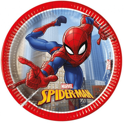 Talíř malý Spiderman Fighter 20cm 8ks