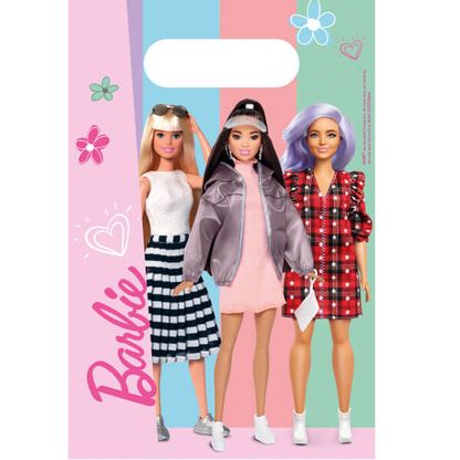 Papírové tastičky Barbie 6ks
