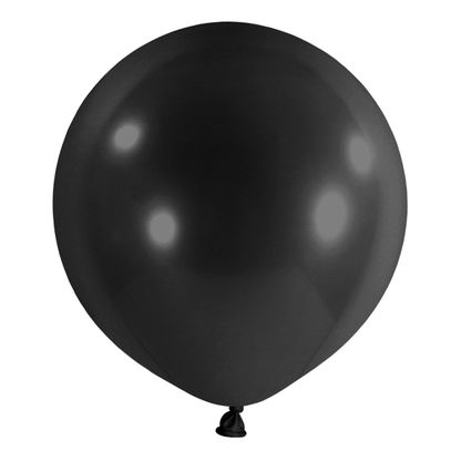 Balónek velký černý 60cm 4ks
