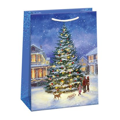 Vánoční dárková taška Vánoční stromek 34,5x48cm