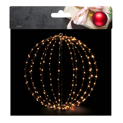 Vánoční světelná dekorace koule LED 640, 60cm