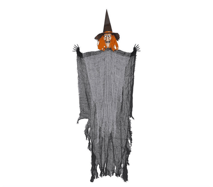 Závěsné dekorace Horrorová čarodějnice 120cm