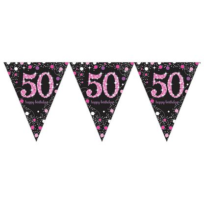 Vlaječky 50 Pink Diamonds 400cm