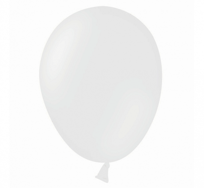 Vodní balónky bílé 100ks 12cm