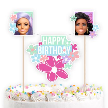 Zápich na dort Barbie Happy Birthday