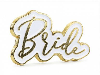 Zlatý odznak Bride 3,5x2cm