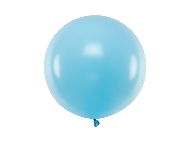 Balónek velký pastelový světle modrý 60cm