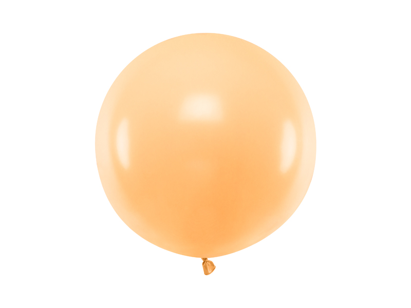 Balónek velký pastelový broskvový 60cm