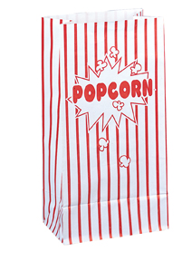 Sáčky na popcorn 25x13cm 10ks