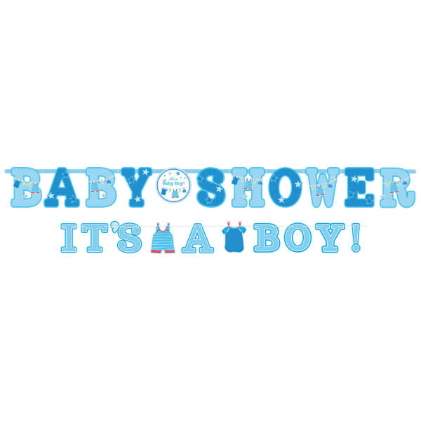 Levně Sada bannerů It's a boy / Baby Shower