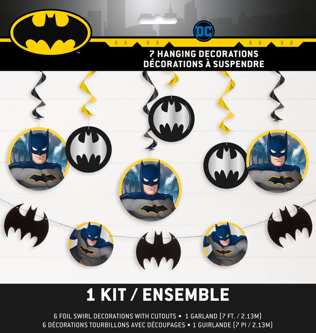 Levně Sada dekorací Batman 7ks