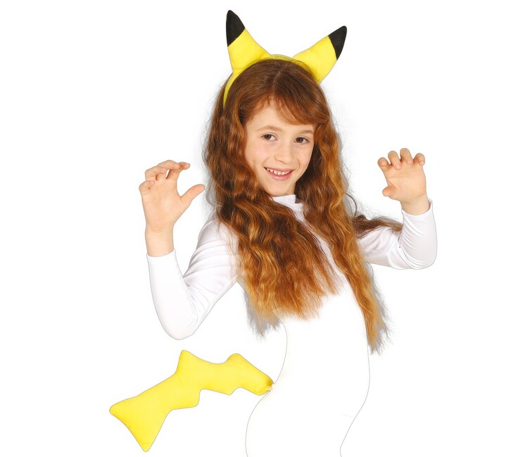 Levně Sada doplňků ke kostýmu Pikachu 2ks