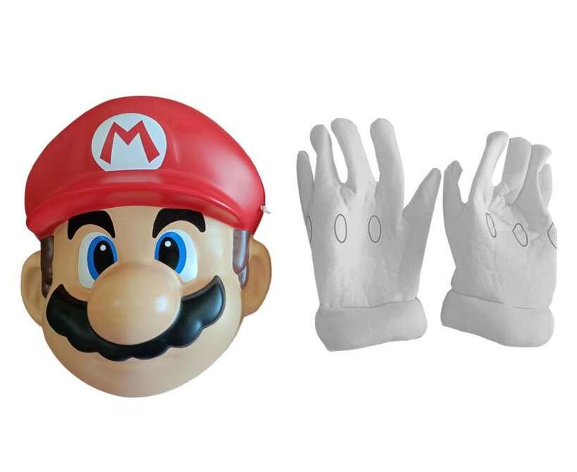 Levně Sada doplňků ke kostýmu Super Mario 2ks