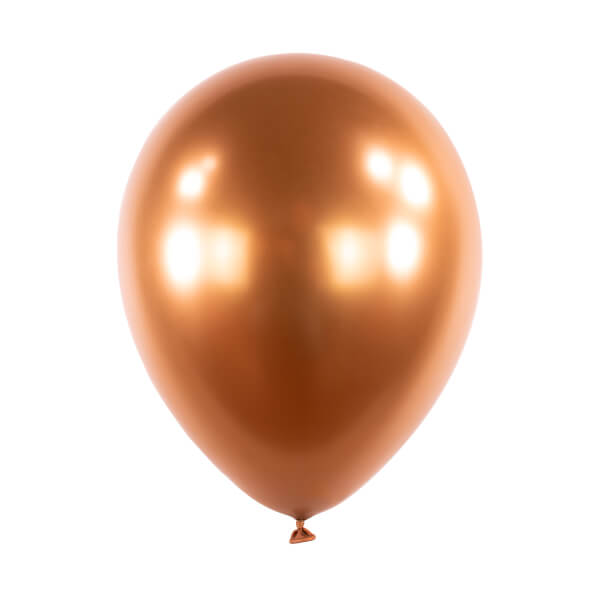 Saténové balónky měděné 6ks 28cm