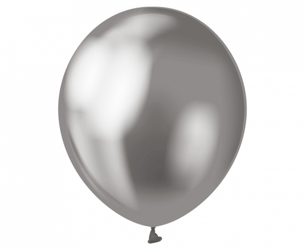 Levně Saténové balónky antracitove 30cm 6ks
