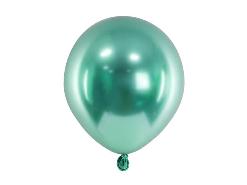Saténové balónky zelené 12cm 50ks