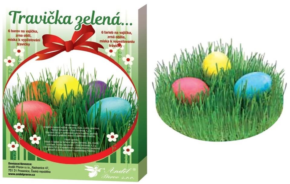 Sada na dekorování vajíček Trávička zelená