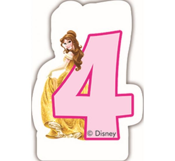 Svíčka 4 Disney Princezny