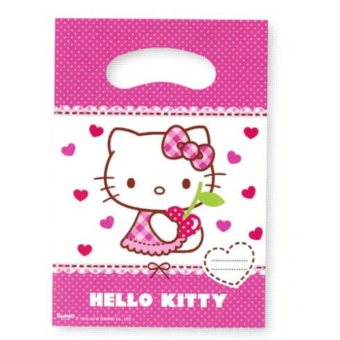 Taštičky na dárky Hello Kitty 6ks