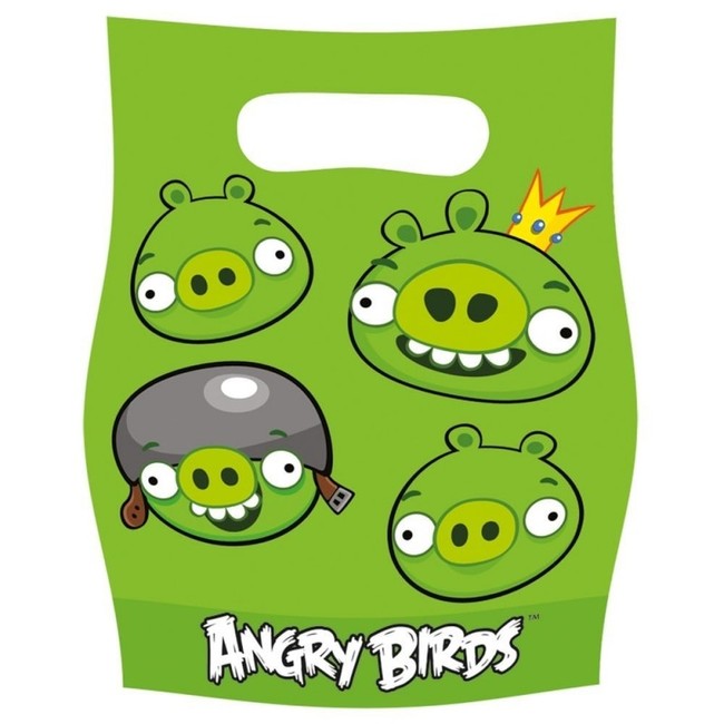 Taštičky Angry Birds 6ks