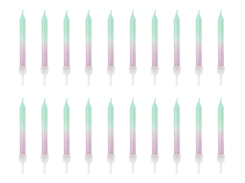Dortové svíčky fluorescenční 20ks