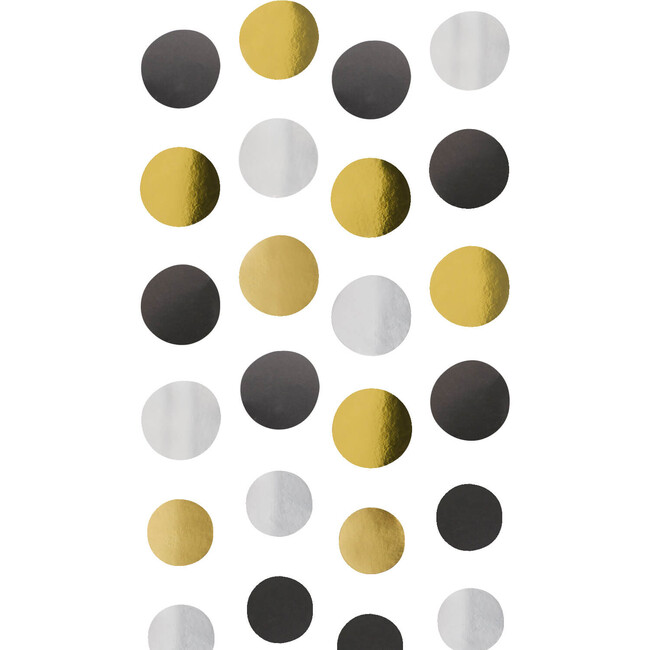 Levně Závěsné dekorace kuličky zlato-černý mix 6ks 130cm